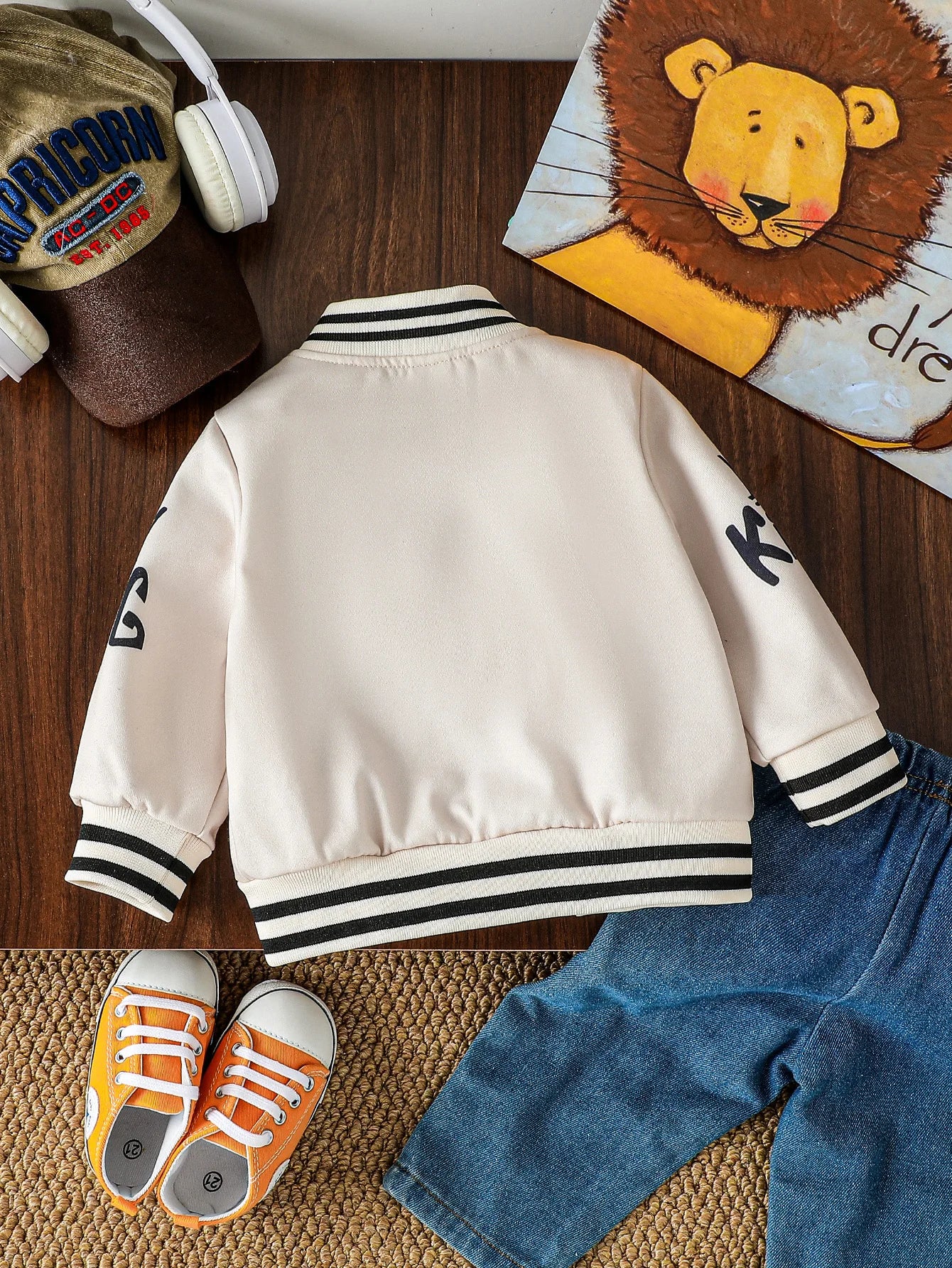 Chaqueta Deportiva Bebé 1-3 Años - Ropa Primavera Otoño Niños Niñas Cartoon Moda Infantil - Huellitas de Vida