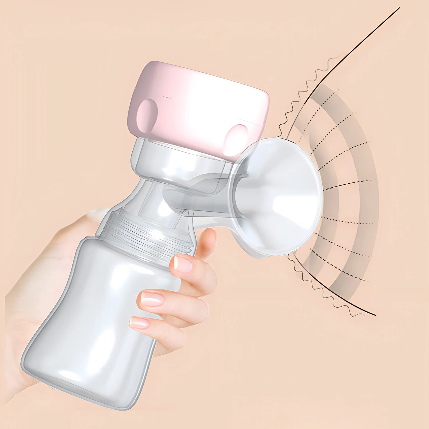 Extractor de Leche Eléctrico Portátil USB - Silencioso y Automático Sin BPA - Huellitas de Vida