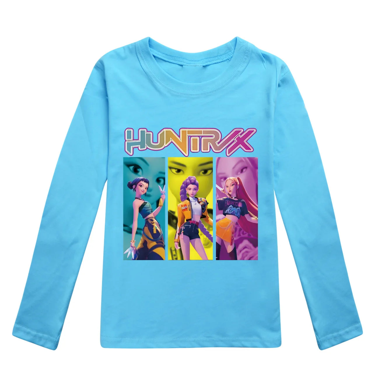 Camiseta Manga Larga KPop Demon Hunters Niños - Sudadera Algodón Streetwear