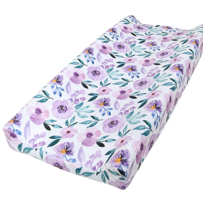 Funda Cambiador Bebé Reutilizable - Sábana Suave Material Minky Transpirable Diseño Impreso - Huellitas de Vida