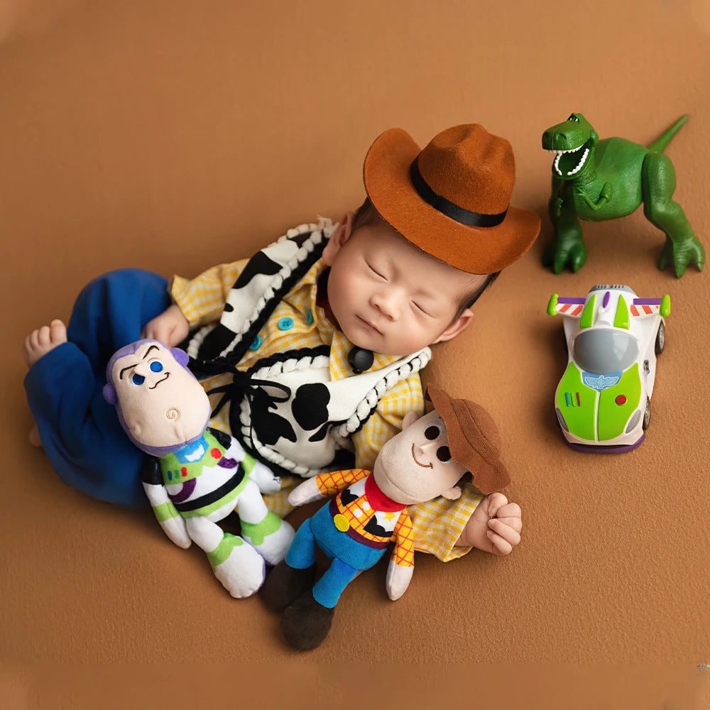 Outfit Fotografía Recién Nacido Anime - Disfraz Cosplay Niño Sesión Fotos Estudio Accesorios - Huellitas de Vida