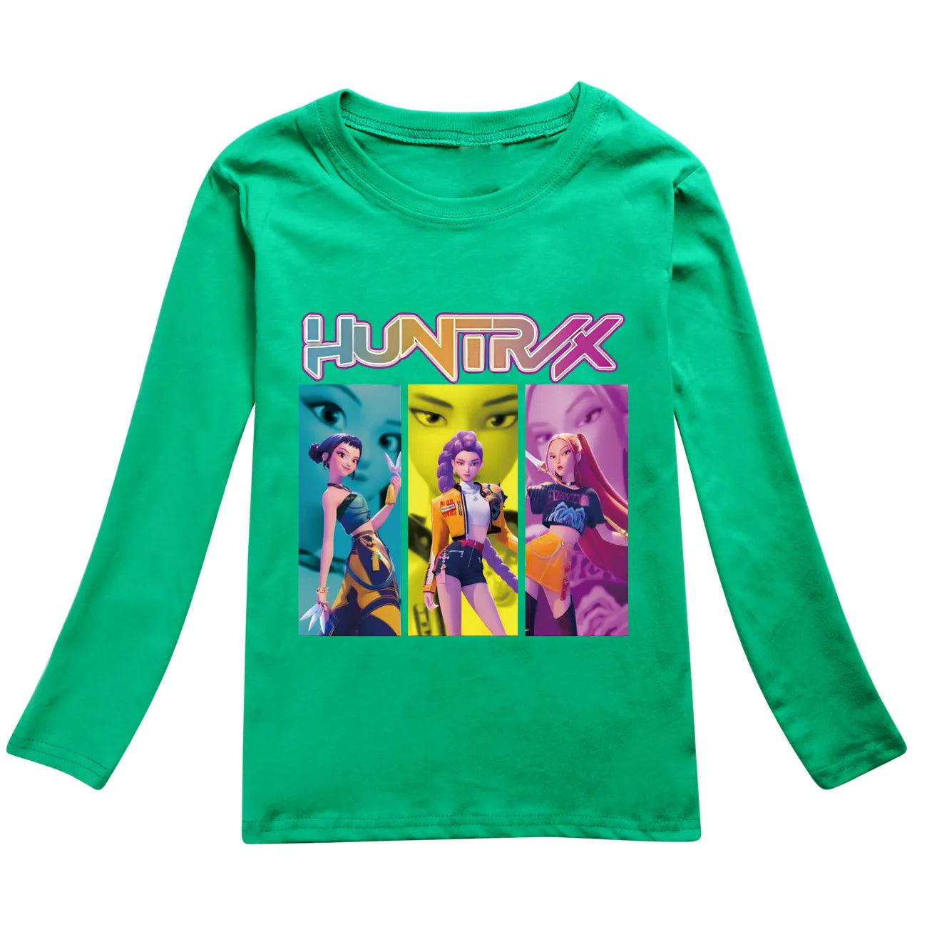Camiseta Manga Larga KPop Demon Hunters Niños - Sudadera Algodón Streetwear
