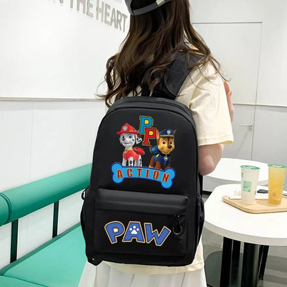 Mochila Paw Patrol Impermeable Nylon - Alta Capacidad para Estudiantes - Huellitas de Vida