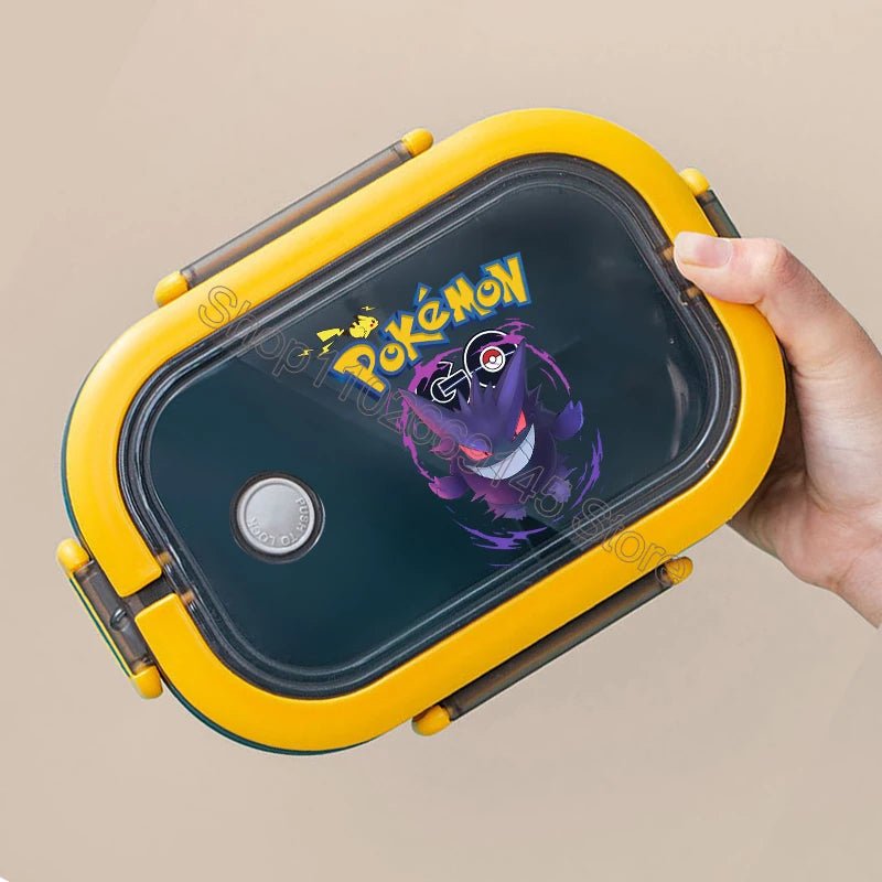 Fiambrera Bento Pokémon Pikachu Capa Simple - Gran Capacidad Niños - Huellitas de Vida