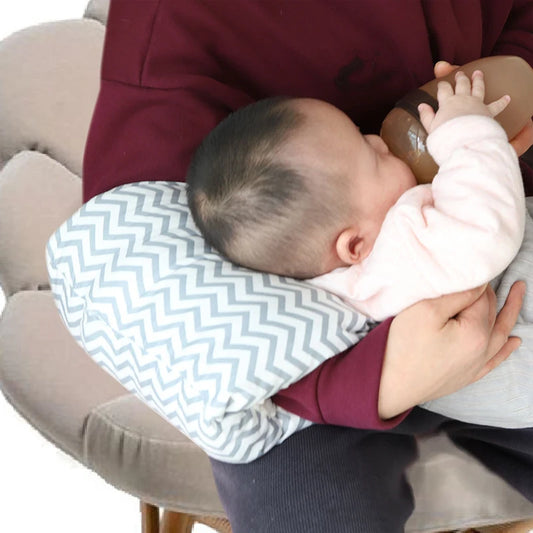 Almohada de Lactancia para Brazo - Soporte Cómodo Bebé Recién Nacido - Huellitas de Vida