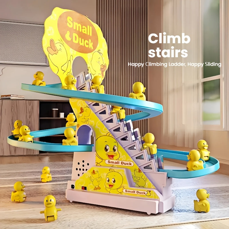 Juguete Escalera Eléctrica Patos Musicales 3+ Años - Escalera Motorizada Interactiva