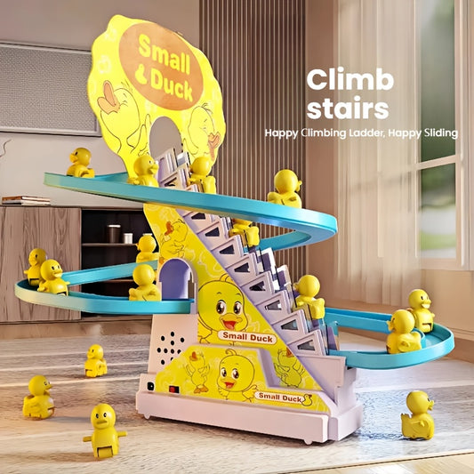 Juguete Escalera Eléctrica Patos Musicales 3+ Años - Escalera Motorizada Interactiva