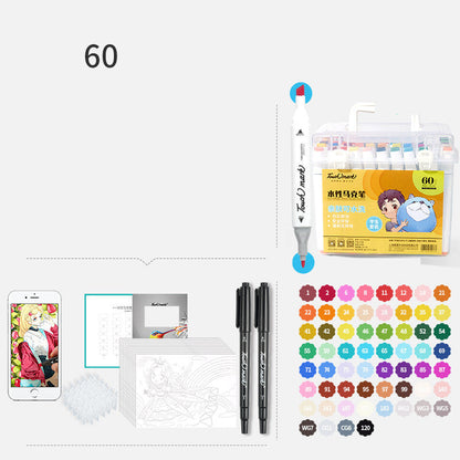 Set Rotuladores Acuarela Vuelta al Cole - Kit Artístico para Niños y Estudiantes - Huellitas de Vida