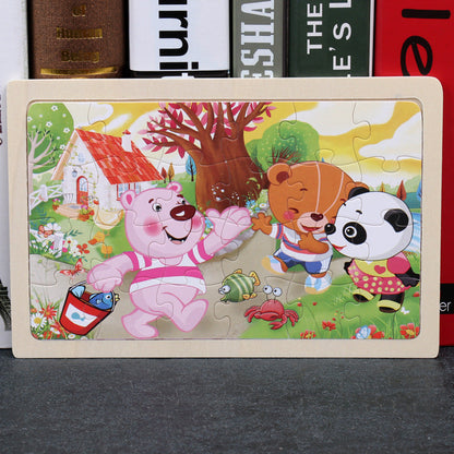 Puzzle Infantil 80 Piezas - Rompecabezas Educativo de Animales - Huellitas de Vida