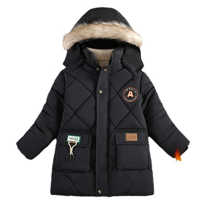 Chaqueta Acolchada Gruesa Niños Invierno - Abrigo Algodón Relleno Cálido Resistente Frío - Huellitas de Vida