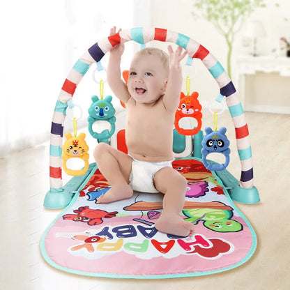 Gimnasio Musical para Bebés con Pedales y Piano – Juguete de Estimulación Temprana - Huellitas de Vida