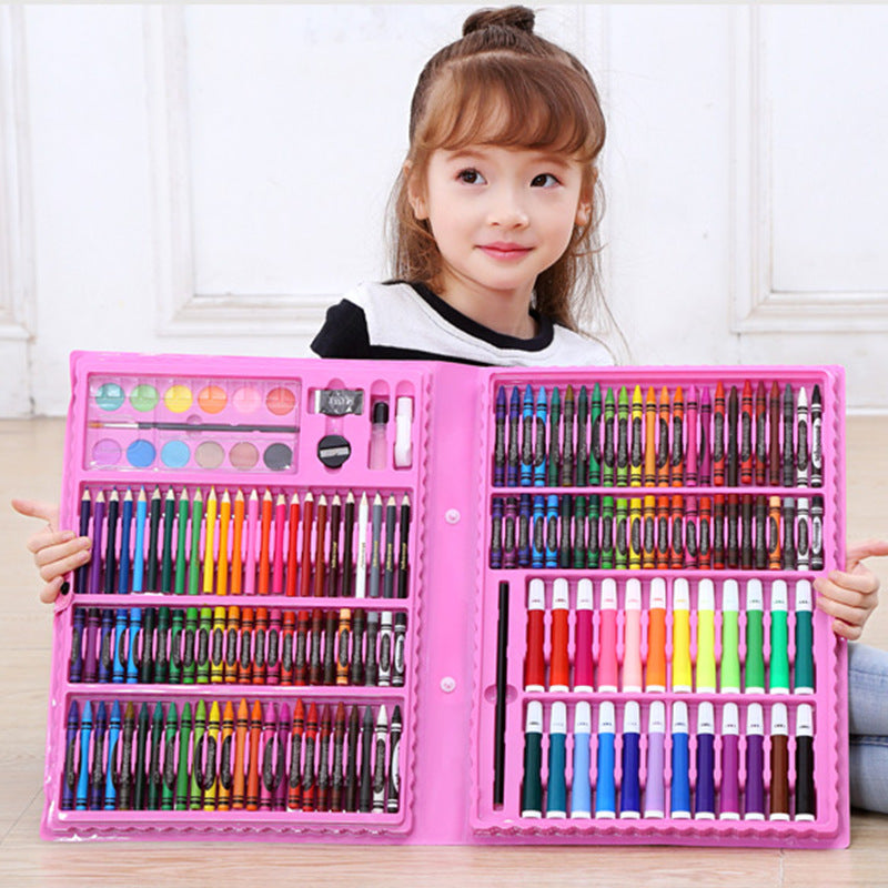 Set Completo Pintura Vuelta al Cole - Kit Artístico con Pinceles y Pasteles - Huellitas de Vida