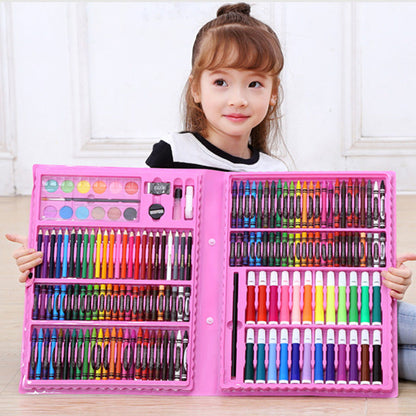 Set Completo Pintura Vuelta al Cole - Kit Artístico con Pinceles y Pasteles - Huellitas de Vida