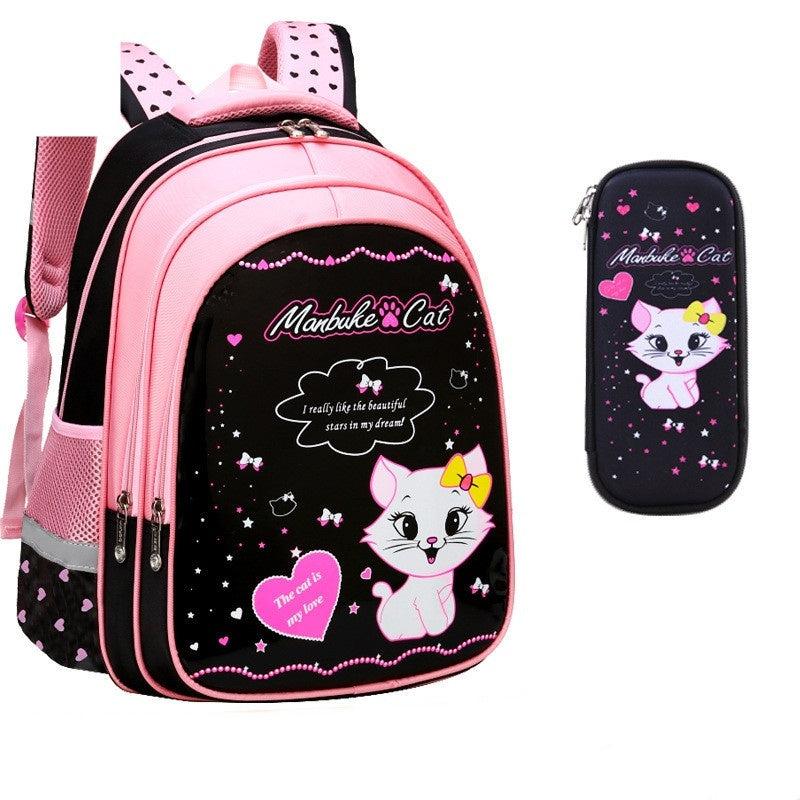 Mochila Escolar Infantil Gatito Vuelta al Cole - Diseño Adorable para Niños - Huellitas de Vida
