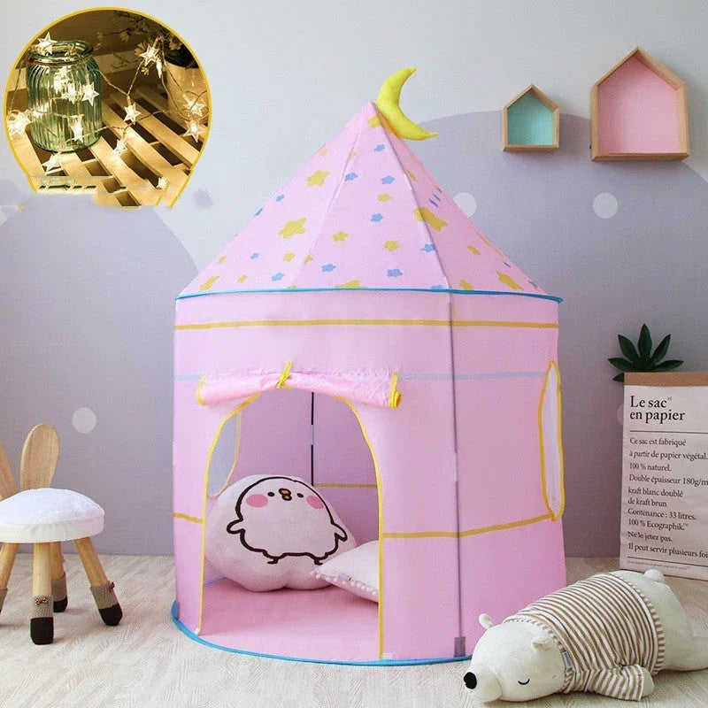 Tienda Infantil Tipo Castillo - Casa de Juegos para Niños - Huellitas de Vida