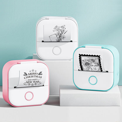 Impresora Térmica Portátil Mini - Impresora Etiquetas Bluetooth Estudiantes - Huellitas de Vida