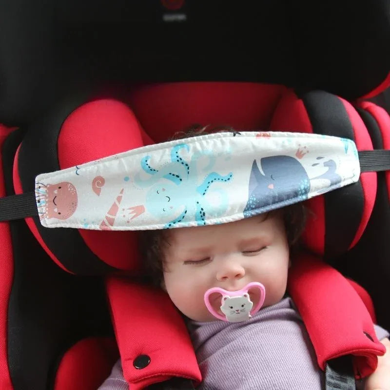 Soporte de Cabeza para Auto Bebé - Sujetador Seguro y Cómodo - Huellitas de Vida