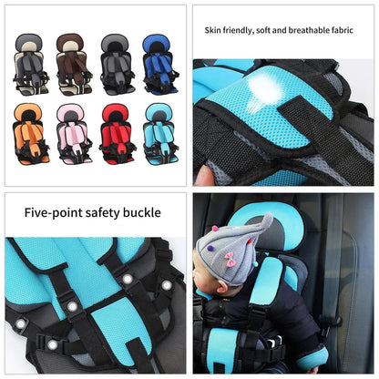Asiento Seguro Portátil Bebés - Cojín Seguridad Infantil Esponja - Huellitas de Vida
