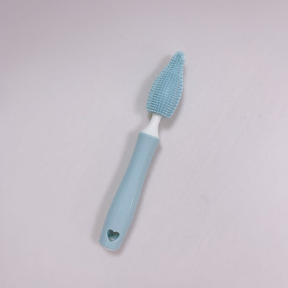 Cepillo Biberón Silicona Bebé - Limpieza Segura Pajitas y Tetinas - Huellitas de Vida