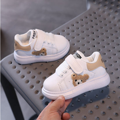 Zapatos Deportivos Infantiles Osito - Calzado Casual Niños Cómodo - Huellitas de Vida