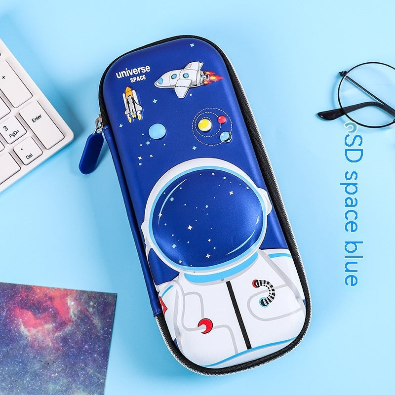Estuche Escolar 3D Gran Capacidad Vuelta al Cole - Organizador Cartoon para Niños - Huellitas de Vida