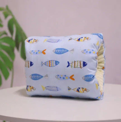 Cojín de lactancia ajustable para brazo – Algodón suave y lavable - Huellitas de Vida