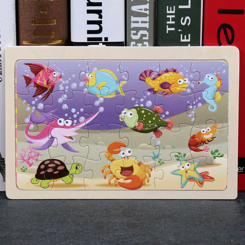 Puzzle Infantil 80 Piezas - Rompecabezas Educativo de Animales - Huellitas de Vida