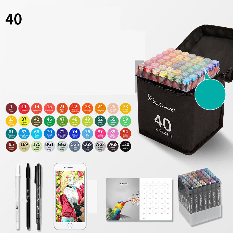 Set Rotuladores Acuarela Vuelta al Cole - Kit Artístico para Niños y Estudiantes - Huellitas de Vida