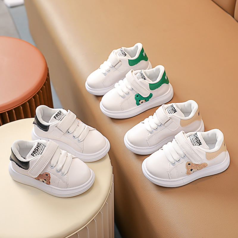 Zapatos Deportivos Infantiles Osito - Calzado Casual Niños Cómodo - Huellitas de Vida