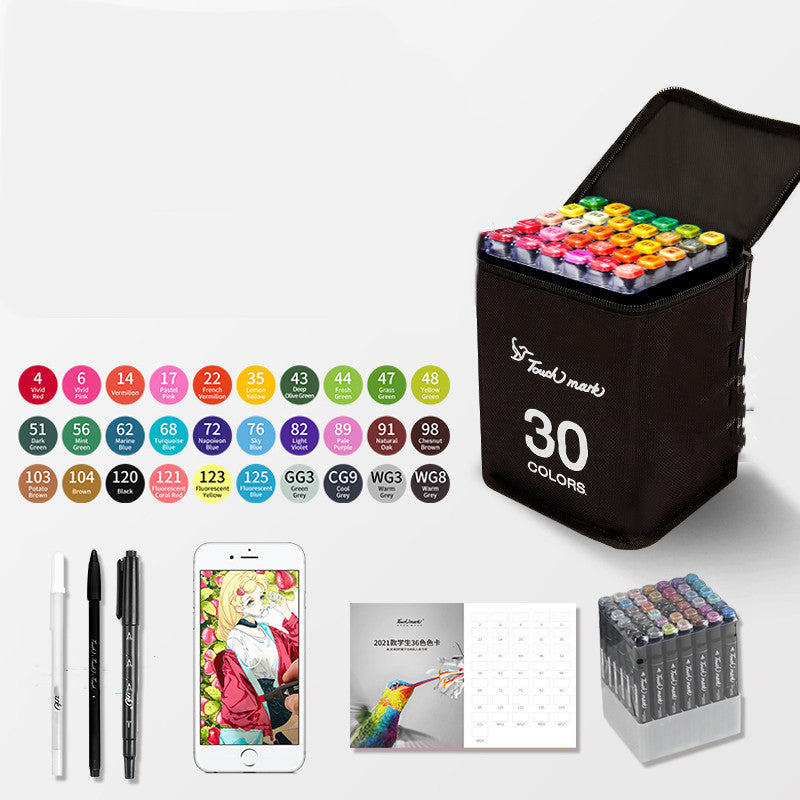 Set Rotuladores Acuarela Vuelta al Cole - Kit Artístico para Niños y Estudiantes - Huellitas de Vida