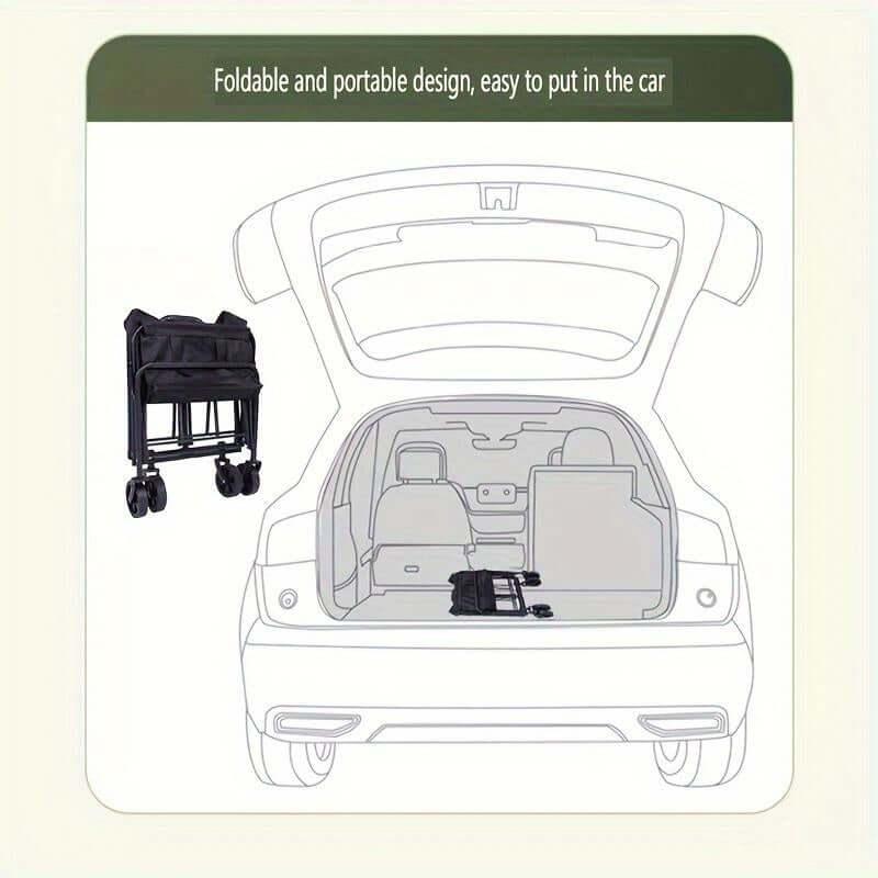 Carrito Multiusos con Ruedas - Organizador Móvil para Hogar - Huellitas de Vida