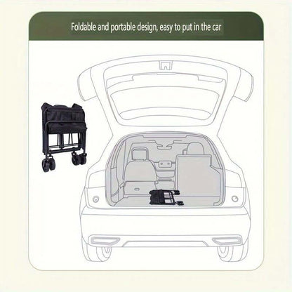 Carrito Multiusos con Ruedas - Organizador Móvil para Hogar - Huellitas de Vida