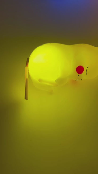 Lámpara Nocturna Pikachu Pokémon - Luz Mesita Noche Niños Juguete Luminoso Regalo Cumpleaños