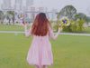 Bubble Windmill Colorful Double-hole Bubble Rod
